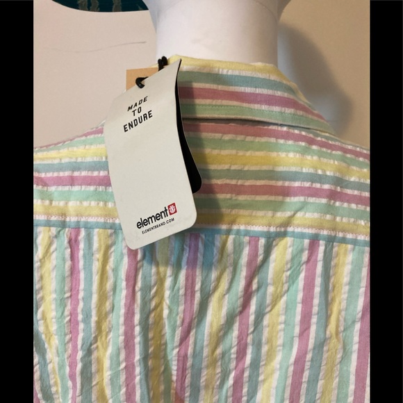 🆕👔ELEMENT SEARSUCKER COTTON SHIRT👔🆕 - Picture 14 of 16